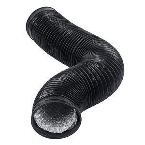 Conducto de Aire Flexible Combinado de Una Sola Capa de 22 Pulgadas, Manguera de Ventilación Redonda de PVC y Lámina de Aluminio para Sistemas HVAC - Product Image 1
