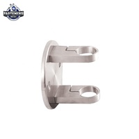 Supports de main courante muraux en acier inoxydable 316 | Raccords de poteau de fixation latérale pour l'installation de support de garde-corps d'escalier, de balcon