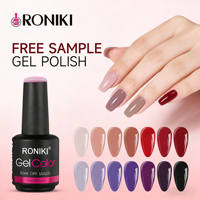 RONIKI Nouvelle Arrivée Prix Usine Gel Polish Vente en Gros Gel UV 15ml Vegan Marque Privée Vernis à Ongles Semi-Permanent pour Salon