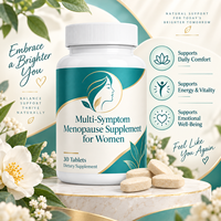 Complément alimentaire multi-symptômes pour la ménopause, formule personnalisée pour femmes, 30 comprimés avec magnésium, prend en charge OEM et ODM