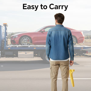 Patins à roues HOMFUL pour déplacer les voitures, chariots à roulettes à profil bas avec poignée de traction pour remorque à plateau - Product Image 4