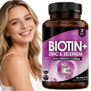 Tabletas de Vitamina <span class=keywords><strong>C</strong></span> y Biotina, Suplementos para la Salud del Cabello y las Uñas, Control de Peso y Mejora de la Inmunidad para Adultos, No Apto para Recién Nacidos - Product Image 5