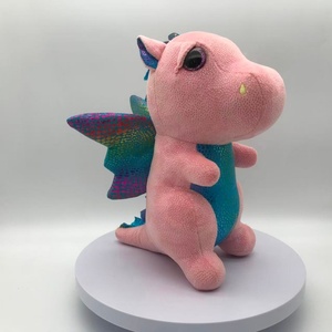 Peluche de Dragón Rosa Personalizado, Peluche de Dragón Brillante, Peluche de Dragón Volador, Peluche de Dragón Adorable - Product Image 4