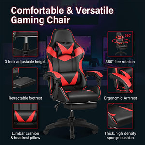 Oferta Especial Silla <span class=keywords><strong>de</strong></span> Videojuegos con Reposapiés Silla <span class=keywords><strong>de</strong></span> Juego Cadeira Gamer Silla <span class=keywords><strong>de</strong></span> Esports Cadeira <span class=keywords><strong>de</strong></span> <span class=keywords><strong>Gaming</strong></span> Silla Gamer - Product Image 5