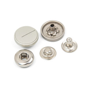 Hot Zinc Alloy Plating Custom Logo Metal <b>Snap</b> Buttons for Garment Use with 4 Part <b>Fasteners</b> - Product Image 4
