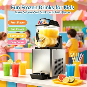 <span class=keywords><strong>Macchina</strong></span> <span class=keywords><strong>per</strong></span> Slushie ad Alta Produttività in Acciaio Inox, Affidabile, con 4 Ruote, Capacità Personalizzabile, Motore Silenzioso, Display Trasparente - Product Image 1