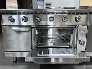 Phê duyệt Châu Âu di động cầm tay freestanding 6 đầu đốt bếp <span class=keywords><strong>gas</strong></span> phạm vi với lò - Product Image 6