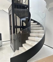 Fabrika Fiyatı 4 Kişilik 2-6 Katlı Mini Ev Asansörü Küçük Konut Asansörü Villa Loft Asansörü Çok Katlı Villalar İçin