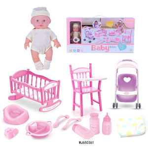 4 IC suoni bere acqua di musica <span class=keywords><strong>bambola</strong></span> giocattolo del bambino <span class=keywords><strong>passeggino</strong></span> <span class=keywords><strong>con</strong></span> letto pipì e sedia - Product Image 1