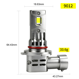 Ampoules de phares <span class=keywords><strong>LED</strong></span> 9012 9005 H8 H11, réponse rapide, Canbus, Plug and Play, faible consommation d'énergie, pour voiture universelle | Ensoleillé - Product Image 2