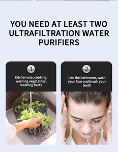 Nhà Bếp Máy Lọc Nước Di Động 3 Giai Đoạn Bộ Lọc Bằng Thép Không Gỉ Nhà Ở <span class=keywords><strong>UF</strong></span> Màng <span class=keywords><strong>Counter</strong></span> <span class=keywords><strong>Top</strong></span> Vòi Lọc Nước Lọc - Product Image 4