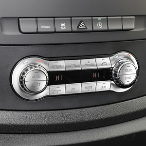 ชุดแต่งปุ่มแอร์โครเมียม ABS ยี่ห้อ Xingbaiwang สำหรับตกแต่งภายในรถยนต์ Mercedes-Benz V-Class V260L V250 Vito Van - Product Image 3