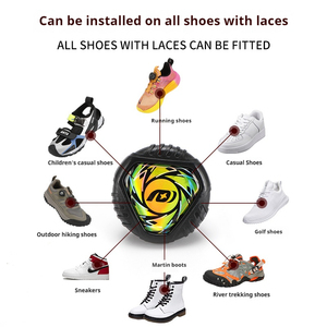 Cordon de <span class=keywords><strong>chaussure</strong></span> à verrouillage rapide pour adultes pour chaussures de sport enfants lacets de chaussures sans cravate fil métallique pivotant boucle <span class=keywords><strong>automatique</strong></span> lacets de baskets en corde - Product Image 6