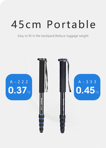 Monopode professionale in lega di alluminio multifunzione supporto per fotocamera flessibile treppiede monopiede per fotografia uso fotocamera DSLR - Product Image 6