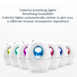 USB Car Diffusers Humidifier,800 Milliliter Mini Portable Humidifiers <span class=keywords><strong>Air</strong></span> Purifier with 7 Colors LED Night Light,Car - Product Image 6