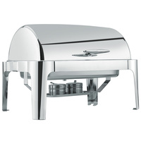 SHUNFA Vente en gros directe usine – Chauffe-plat rectangulaire 9L en acier inoxydable 304 pour buffet, idéal pour hôtels et banquets – Ensemble de réchauds de buffet