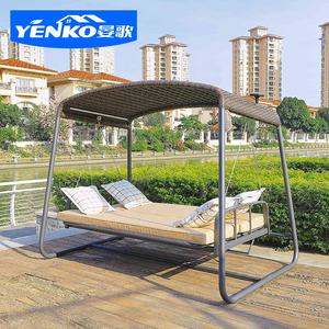 Patio in alluminio altalene mobili da giardino set da giardino sedia sospesa piscina balcone mobili da giardino - Product Image 2