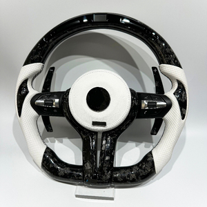 Volante de fibra de carbono con pantalla Led M directa de fábrica para <span class=keywords><strong>BMW</strong></span> M2 M3 M4 <span class=keywords><strong>M5</strong></span> F10 F50 F30 F32 F80 F82 F90 E90 E92 E60 E63 G20 G30 - Product Image 2