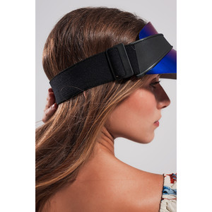 Cappellino con visiera in blu - Product Image 3