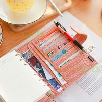 Organisateur de journal en cuir de crocodile véritable personnalisé avec emplacements pour cartes, boucle pour stylo, reliure, couverture de planificateur A4A5A6A7A8A9
