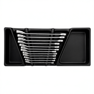 <b>Tool</b> <b>Storage</b> Set 12 Piece Metric Socket Wrench Kit With Organizer Tray For Automotive Repair And DIY Projects - Product Image 2