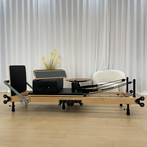 Cama de Pilates de Madera Ajustable, Plegable, de Calidad Profesional, Personalizable para Uso Doméstico, en Estudios o Gimnasios Comerciales - Product Image 6