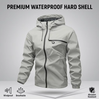 Veste technique Gorpcore Euro-Fit personnalisée pour homme, coque imperméable haute couture à marque privée, solution OEM complète pour les marques d'extérieur