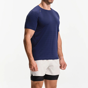 Camisetas Personalizadas al por Mayor para Hombre, Camisetas de Alta Calidad con Cuello Redondo de Algodón para Correr, Deportivas e Informales - Product Image 3