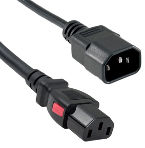 สายไฟ AC C13 ถึง C14, สายต่อแบบตัวผู้-ตัวเมีย / สายต่อขยาย IEC320 / สำหรับอุปกรณ์อุตสาหกรรม, เซิร์ฟเวอร์ - Product Image 1