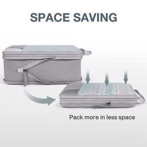 Ensemble de 6 cubes de voyage tendance OEM sac organisateur de rangement de bagages étanche et léger avec fermeture à glissière - Product Image 2