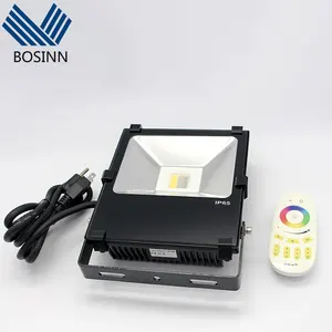 Đèn cảnh quan RGB LED Flood Light phản xạ không thấm nước IP65 bên ngoài cầu xây dựng cảnh quan đèn máy chiếu