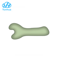 Repose-poignet en gel de silicone souple, design incurvé unique, ergonomique pour le bureau, l'ordinateur portable, les jeux, accessoires informatiques, OEM accepté