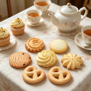 Modèles de biscuits en PVC, pièces décoratives assorties pour biscuits, artisanat DIY, garniture de dessert écologique, ornement alimentaire, doré, adorable et sucré - Product Image 6