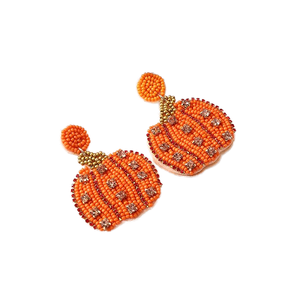 Best Selling Halloween Beaded Stud Earrings <b>Top</b> New Design Geometric Gold Plated Cosplay Accessory for <b>Women</b> and Girls - Product Image 1