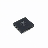 Microprocesseur AT89C52-24JI AT89C52-24JU AT89C52-24JC 8 bits, 24 MHz, 8 Ko Flash, 256 Ko RAM, 32 E/S, 44-PLCC, puce IC originale