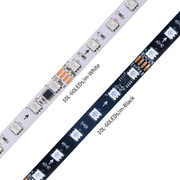 Bandes LED programmables en couleur pleine 24V 1934 SMD5050 avec circuit intégré externe pour bars et KTV