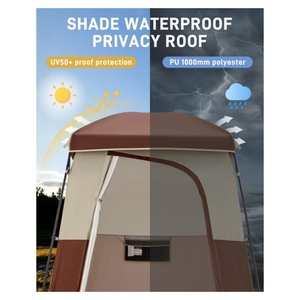 Tente de Douche Portable pour <span class=keywords><strong>Camping</strong></span> en Plein Air, Tente de Toilette, Cabine d'Essayage, Abri d'Intimité pour Randonnée - Product Image 5