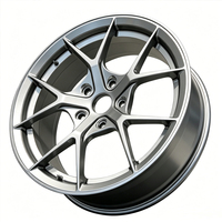 Rines de Aleación de Aluminio Gris Metálico de 18 y 19 Pulgadas 5x114.3 Personalizados para BMW, Mercedes-Benz, Audi, Porsche
