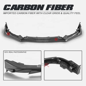 ขอบด้านหน้า2015-2017คาร์บอนไฟเบอร์ผลิตมาอย่างดีเหมาะกับ Honda Civic Type R FK2 TM - Product Image 6
