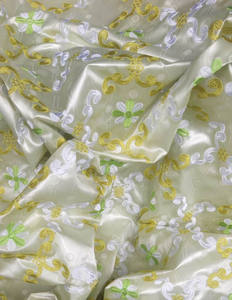 新品到货 非洲巴赞里奇蕾丝 2026 高品质巴赞里奇蕾丝 最新刺绣几内亚提花锦缎 5+2码 - Product Image 1