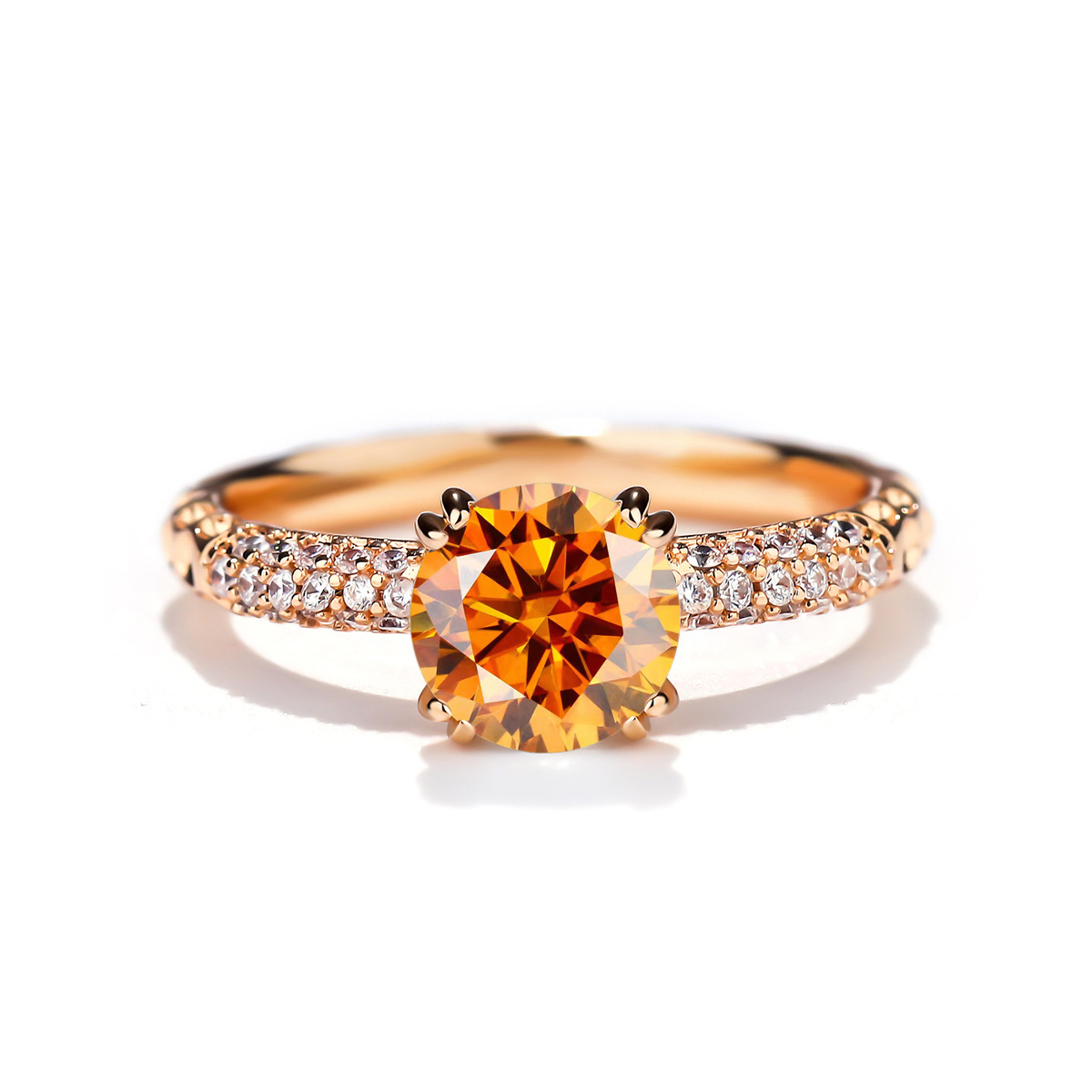 Champagne Gold (1Carat moissanite)