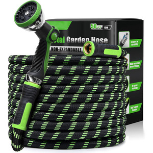 BOSNELL Tubo Da Giardino Leggero In Metallo, Tubo Dell'acqua In Acciaio