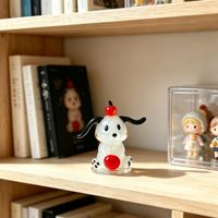 Figurines de cirque en verre faites à la main : Clown, Chien, Ours, Lapin, Artiste – Décoration de table miniature, Cadeau de collection, Ornements artisanaux