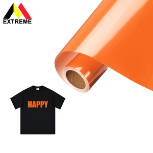 Vinilo Termotransferible de PU de 0.61m*25m, 0.11mm de Grosor, Flexible, Elástico, Lavable, para Ropa, Fijación en Caliente - Product Image 1