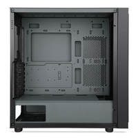 Boîtier de PC de jeu ATX, châssis double serveur, ordinateur de jeu, panneau en alliage d'aluminium, verre rotatif sur le dessus, refroidissement par eau 360