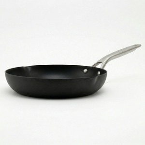 Poêle à frire en acier au carbone <span class=keywords><strong>de</strong></span> 10/12 pouces au design exclusif d'usine, compatible induction, antiadhésive naturelle, résistante au four - Product Image 3