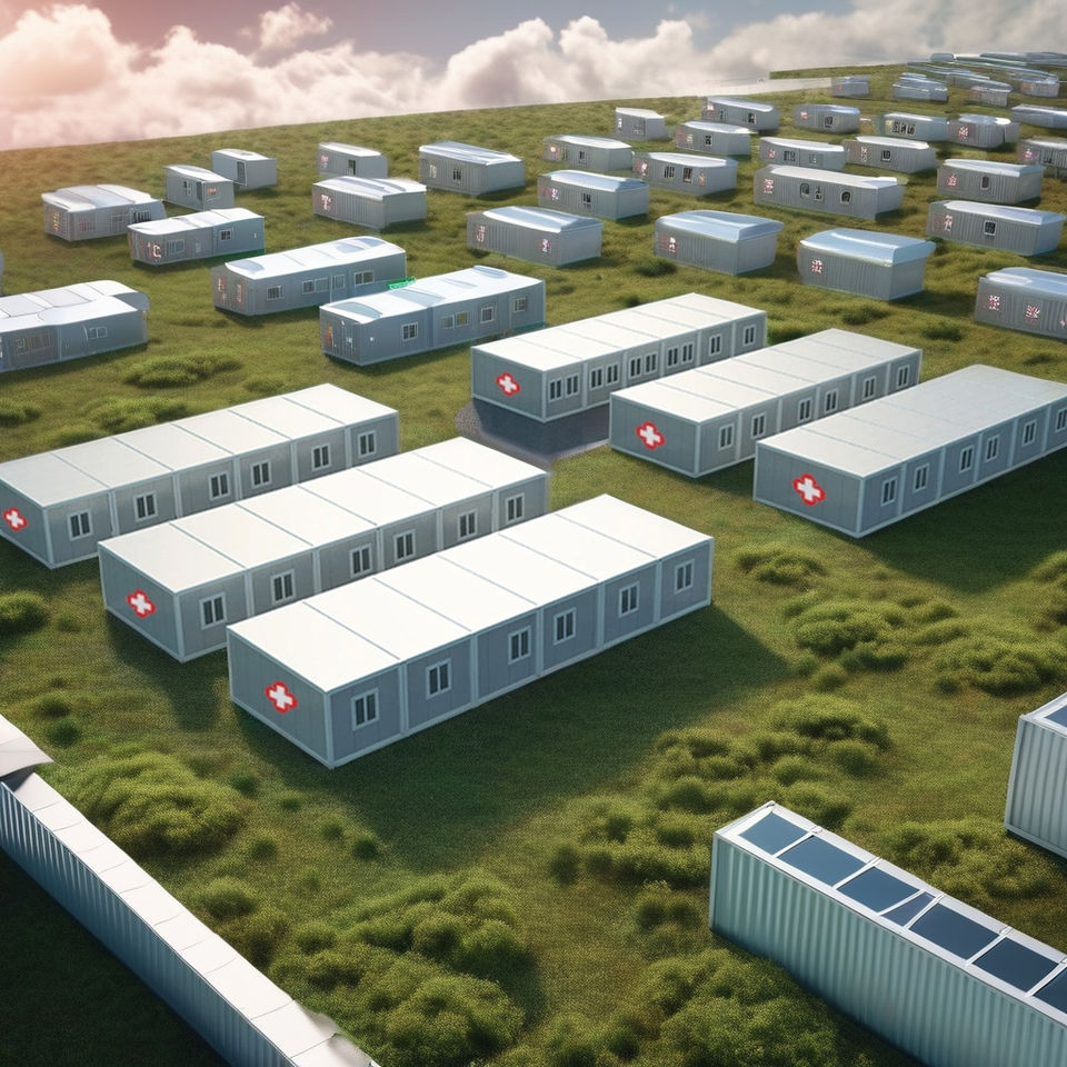 Modular Prefabricated Hospitals 40ft 20ft Flat Pack Containers ...