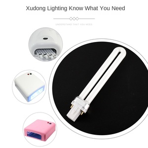 7w12w9 Watt hình chữ U dẫn <span class=keywords><strong>UV</strong></span> đèn G23 cơ sở phototherapy máy cho móng tay nghệ thuật chữa 220V AC Plug-in Glass nguồn ánh sáng - Product Image 2