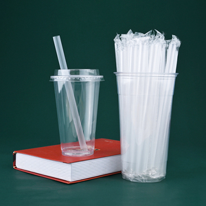 Vente chaude de haute qualité <span class=keywords><strong>en</strong></span> <span class=keywords><strong>plastique</strong></span> Transparent grandes pailles 12mm * 230mm de diamètre pailles droites jetables pour les boissons de jus de fête - Product Image 1
