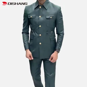 Wholesale Turkish Mens Suits 2 Piece Fashion Slim Office High Quality Suit Sets Coats Pants